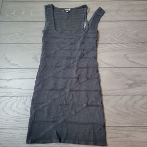 Bebe little black dress black bodycon dress size S